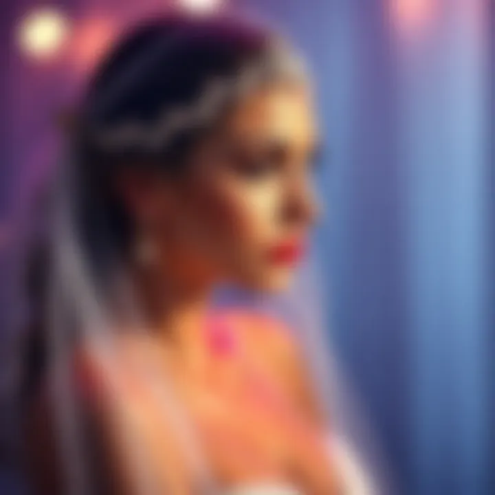 Magnificent The Allure of the Tiara with Veil for a Bachelorette Party