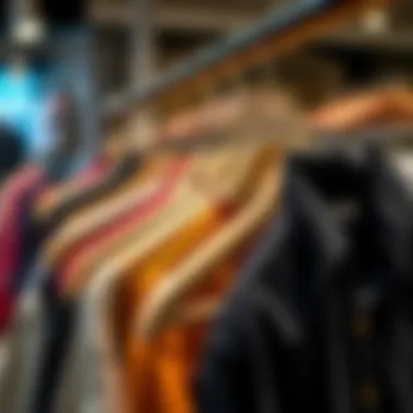 Aesthetic Appeal of Cascading Hanger Hooks Stylish cascading hanger hooks enhancing garment display