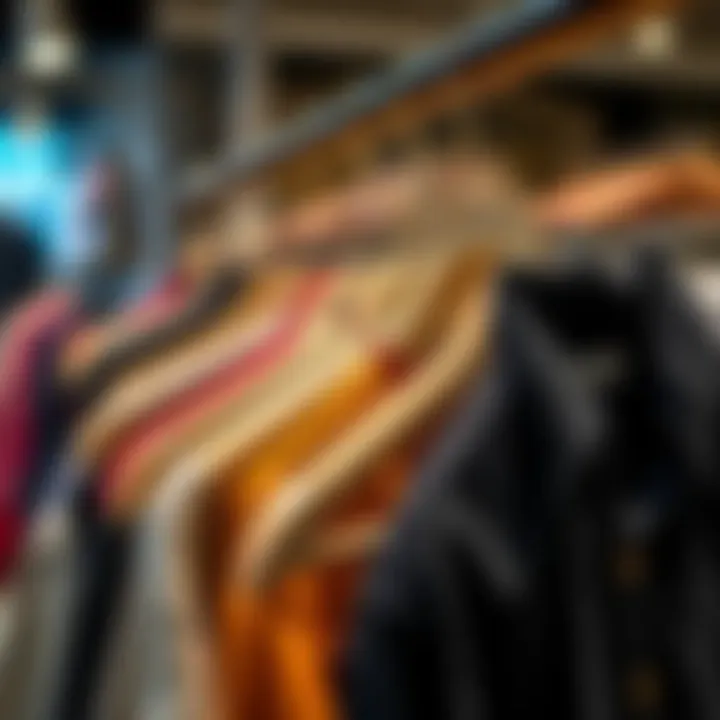 Aesthetic Appeal of Cascading Hanger Hooks Stylish cascading hanger hooks enhancing garment display