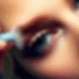 The Elegance of Outer Corner Eyelashes Elegant eye makeup showcasing outer corner eyelashes