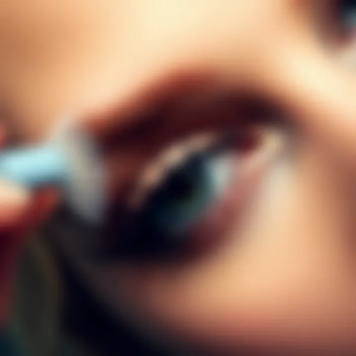 The Elegance of Outer Corner Eyelashes Elegant eye makeup showcasing outer corner eyelashes