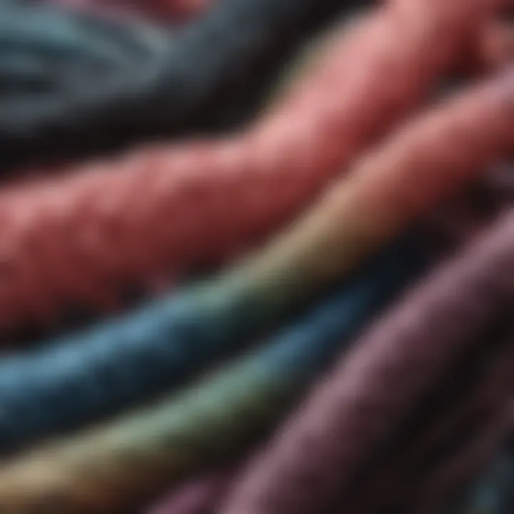 Close-up view of materials used in high-quality hair ties