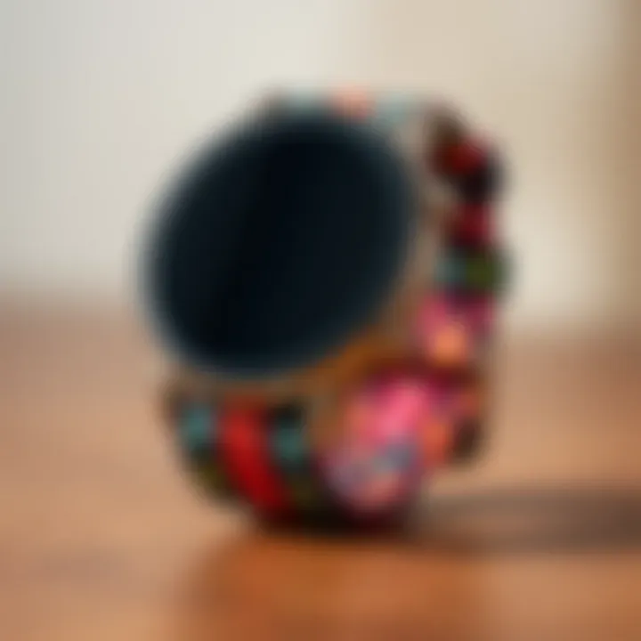 Colorful Fabric Watch Band Colorful fabric watch band with unique patterns