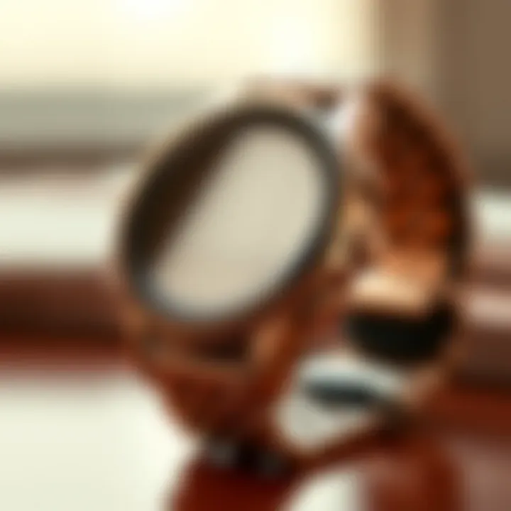 Elegant Metal Watch Band Elegant metal watch band showcasing sophistication