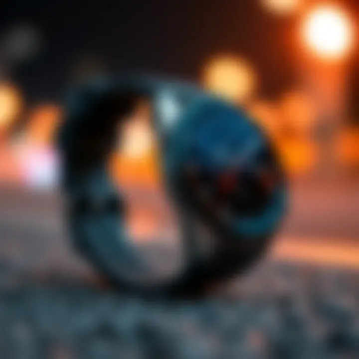 Sporty silicone watch band for active lifestyles