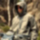 Sleek Outdoor Style Sleek design of the Columbia windproof jacket showcased outdoors