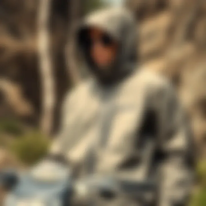 Sleek Outdoor Style Sleek design of the Columbia windproof jacket showcased outdoors