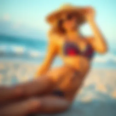 Tankini Trends of the Season Current tankini trends highlighted on a beach.