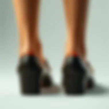 Benefits of Using Heel Pads Visualization of enhanced comfort and shoe longevity through heel pads.