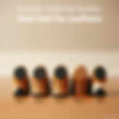 Comparison of Heel Pad Varieties Comparison of various heel pad types suitable for loafers.