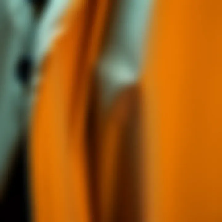 Fabric Philosophy of Longline Dusters Close-up of unique fabric texture of a longline duster