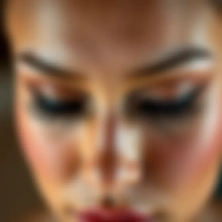 User Experiences with Dual Magnetic Lashes Diverse user experiences with dual magnetic lashes captured in an artistic format