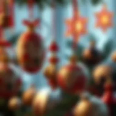 Culturally Inspired Ornaments A collection of unique ornaments reflecting diverse cultural influences