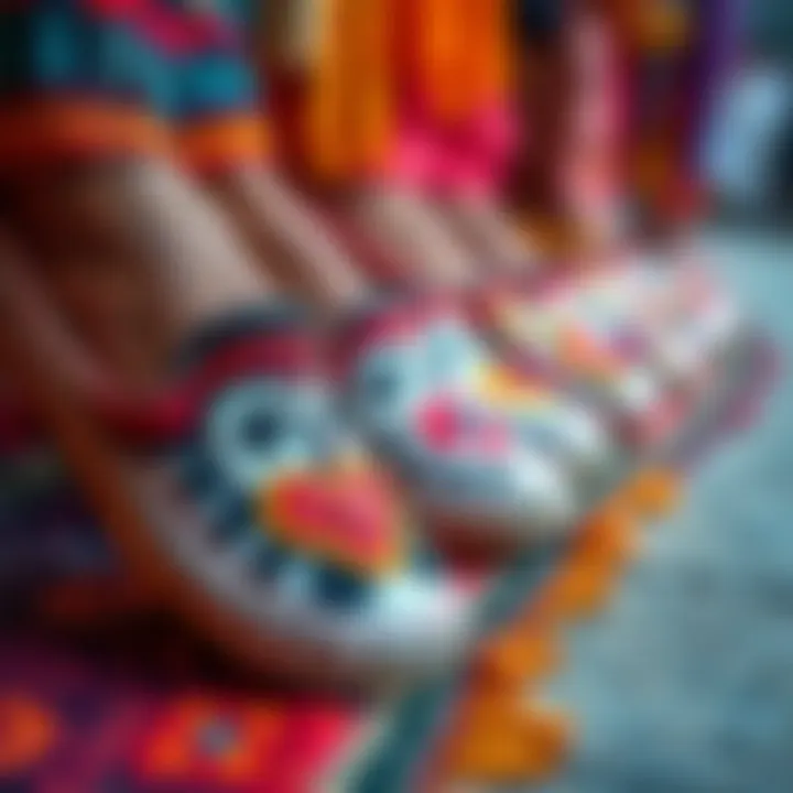 Cultural Tapestry: The Impact on Slipper Design Artistic representation of cultural influences on slipper designs across different regions