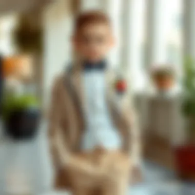 Elegant gentleman outfit suitable for formal occasions