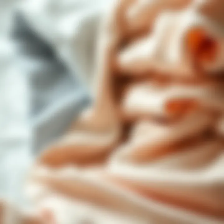 Soft fabric swatches ideal for baby clothing