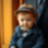 Stylish newborn gentleman outfit featuring classic elements