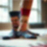 Personalized socks showcasing unique photo designs