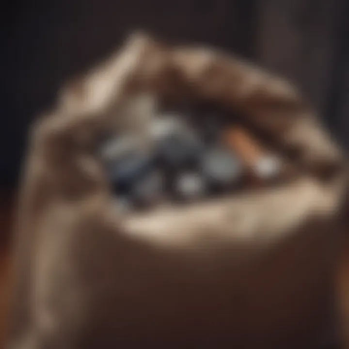 A close-up of customized items, reflecting individual tastes and preferences.