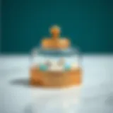 Elegance in Design: Decorative Pill Container Intricately designed decorative pill container showcasing elegant patterns