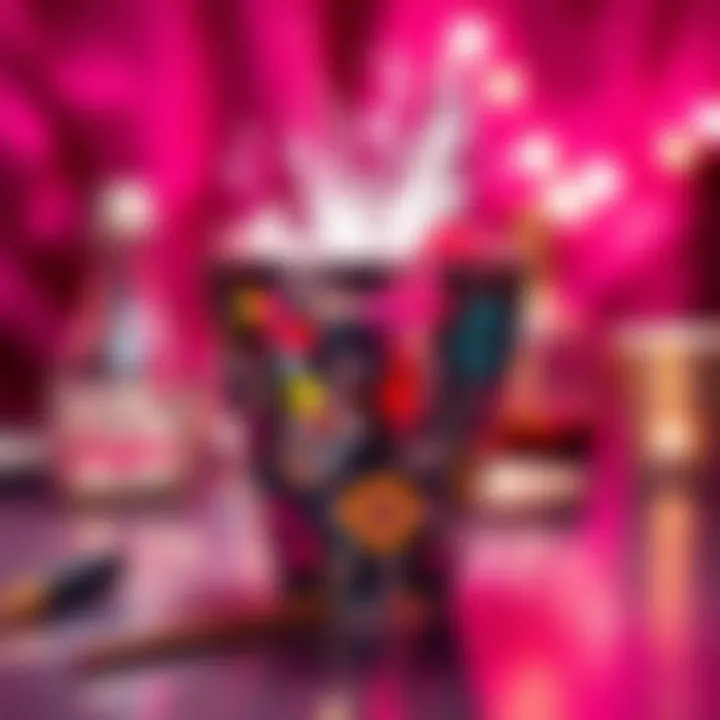 Crafting with Style DIY disco ball cup creation process with sparkles