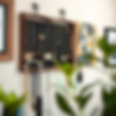 Creative DIY Jewelry Storage with Art DIY wall jewelry storage solution with artwork