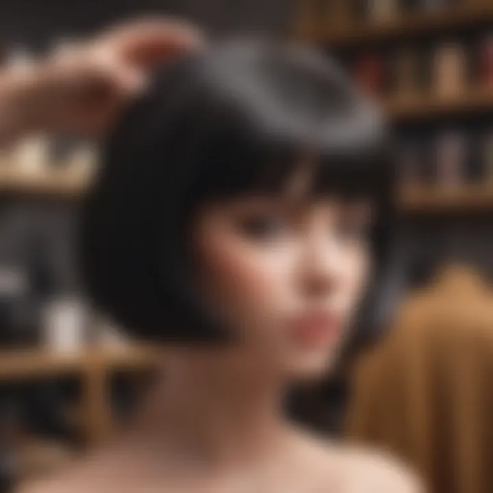Ethical sourcing of hair represented visually