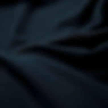 Fabric Matters: Textures of Black Dress Tops Close-up of sumptuous fabric textures for black dress tops