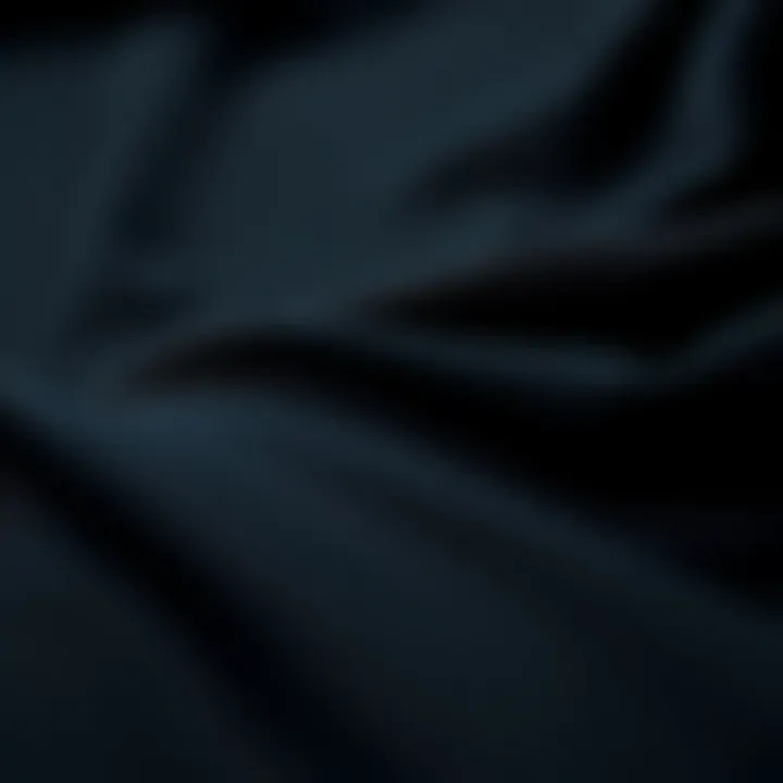 Fabric Matters: Textures of Black Dress Tops Close-up of sumptuous fabric textures for black dress tops