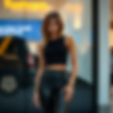 Styling Inspiration with Black Spandex Biker Shorts Stylish outfit featuring black spandex biker shorts paired with a trendy top