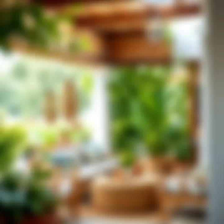 Chic Bohemian Farmhouse Outdoor Space A chic bohemian farmhouse outdoor space with lush greenery and comfortable seating