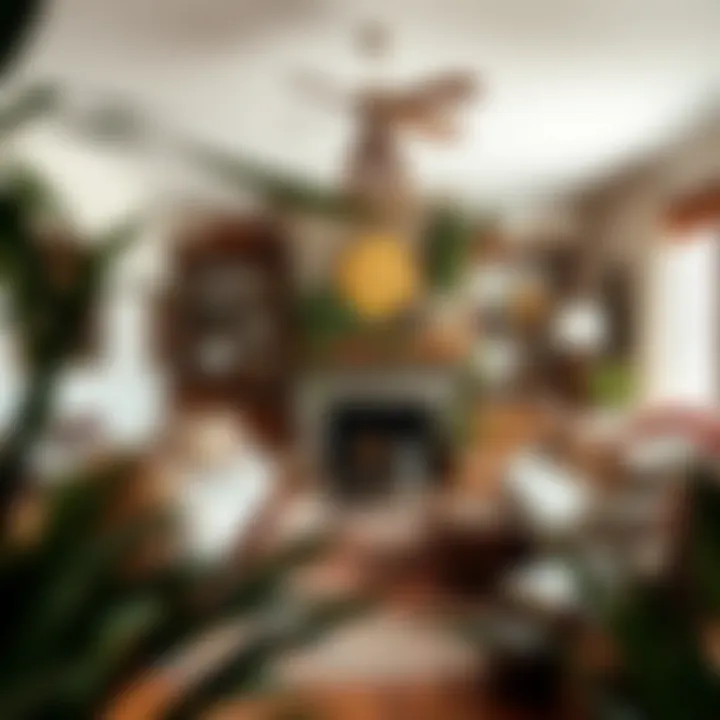 Cozy Bohemian Farmhouse Living Room A cozy bohemian farmhouse living room featuring layered textiles and eclectic decor