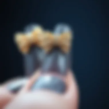 Intricate Designs of Bow Nail Charms Elegant bow nail charms showcasing intricate designs