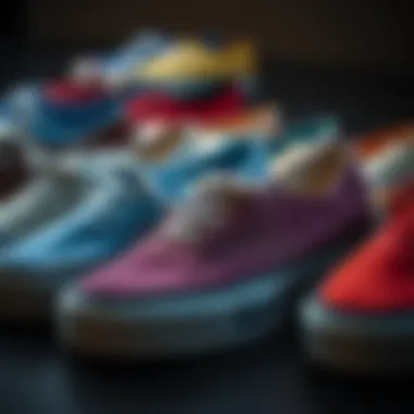 Variety of Canvas Boat Sneakers Colors A selection of canvas boat sneakers in various colors