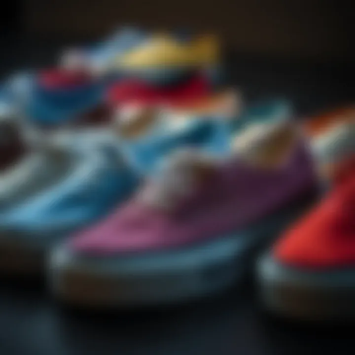 Variety of Canvas Boat Sneakers Colors A selection of canvas boat sneakers in various colors
