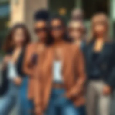 Different body types adorned in casual blazers