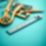 Historical reference of fashion measurement tools