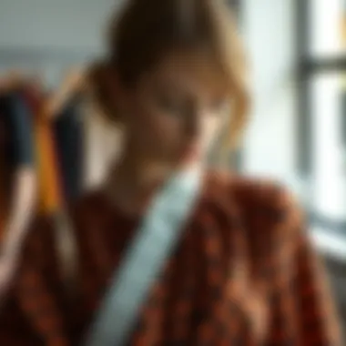 Sustainable fashion practices using clothing rulers