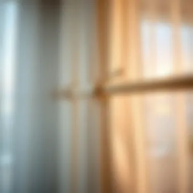 Seamless Installation of Curtain Rods Installation process of a collapsible curtain rod in a stylish interior