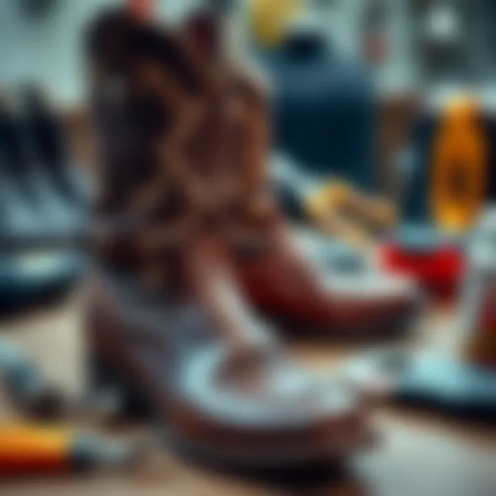 Maintenance Tools for Cowboy Boots Maintenance tools for preserving the quality of cowboy boots