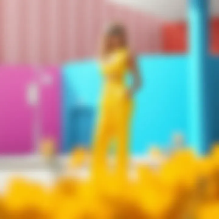 Color Trends in Cut Out Fashion Vibrant color palette of contemporary cut out styles