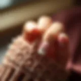 Elegant French manicure nail wraps showcasing subtle designs