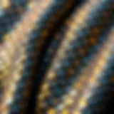 Sublime Textile Patterns in Fish Scale Fabrics Textile showcasing shimmering fish scale patterns