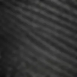 Close-up view of forged carbon fiber vinyl showcasing its unique texture and pattern