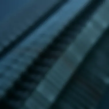 Textural Detail of Hook and Loop Strips Close-up of hook and loop strip detailing their texture and weave