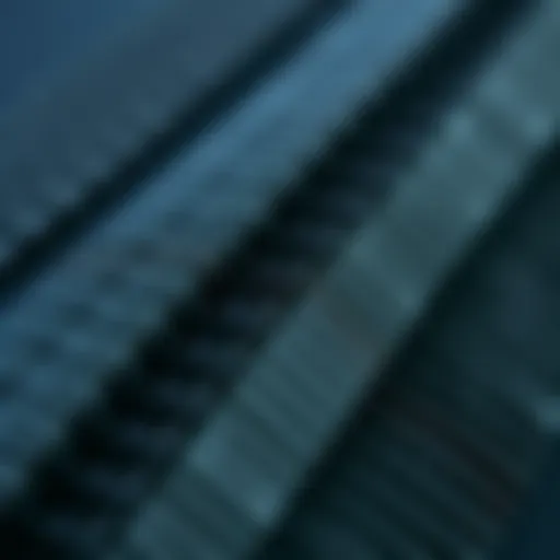 Textural Detail of Hook and Loop Strips Close-up of hook and loop strip detailing their texture and weave