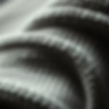 Close-up of knit fabric texture