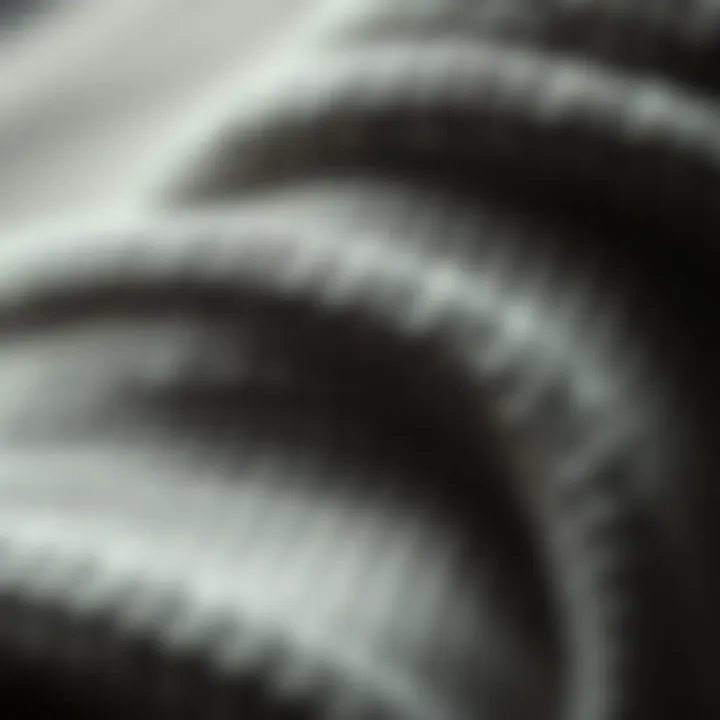 Close-up of knit fabric texture