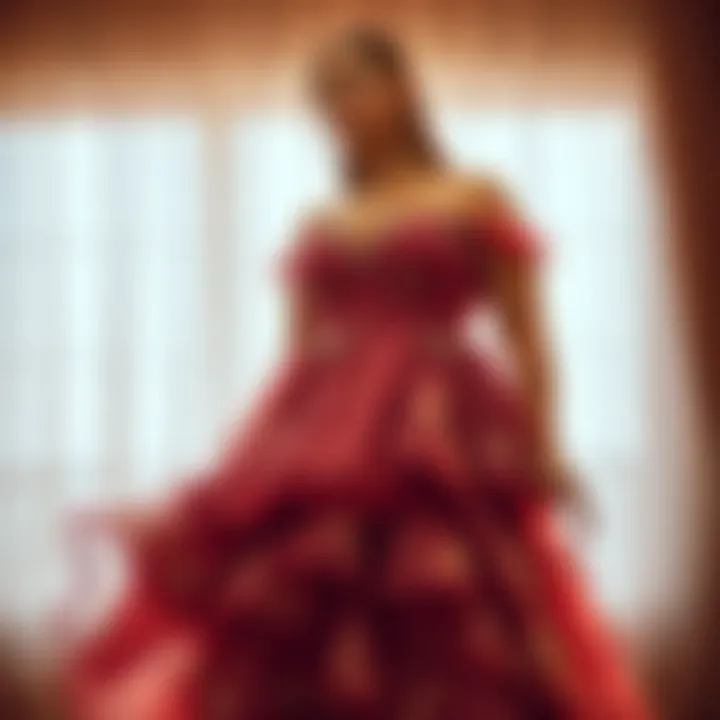 Embracing Trends in Plus Size Fashion A fashion-forward plus size dress on a model