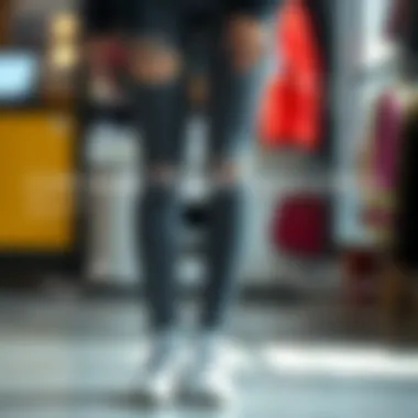 Caring for Your Ripped Leggings: Maintenance Tips Maintenance guide for different ripped legging fabrics illustrated